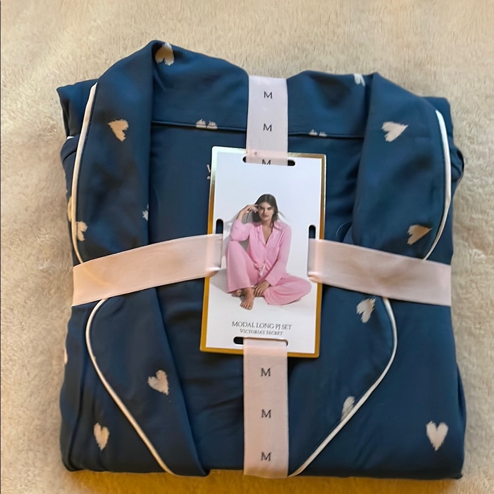 NWT Victoria Secret Modal Long Pajama Set